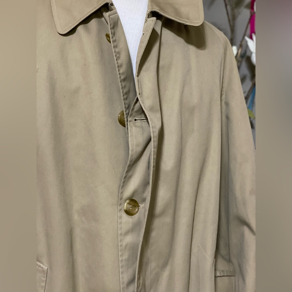 Vintage Burberry Trench w/Nova CHECK Lining🔥Made in 🇬🇧UPSCALE Details🔥GUC/C+ - Picture 4 of 16